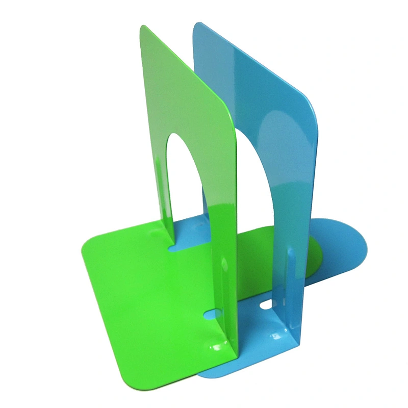Factory office shelf metal bookend portable book stand Ningbo Emda