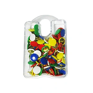 Office desktop colorful cork board tacks push pin