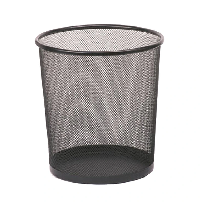 Medium size mesh round paper wire mesh waste basket