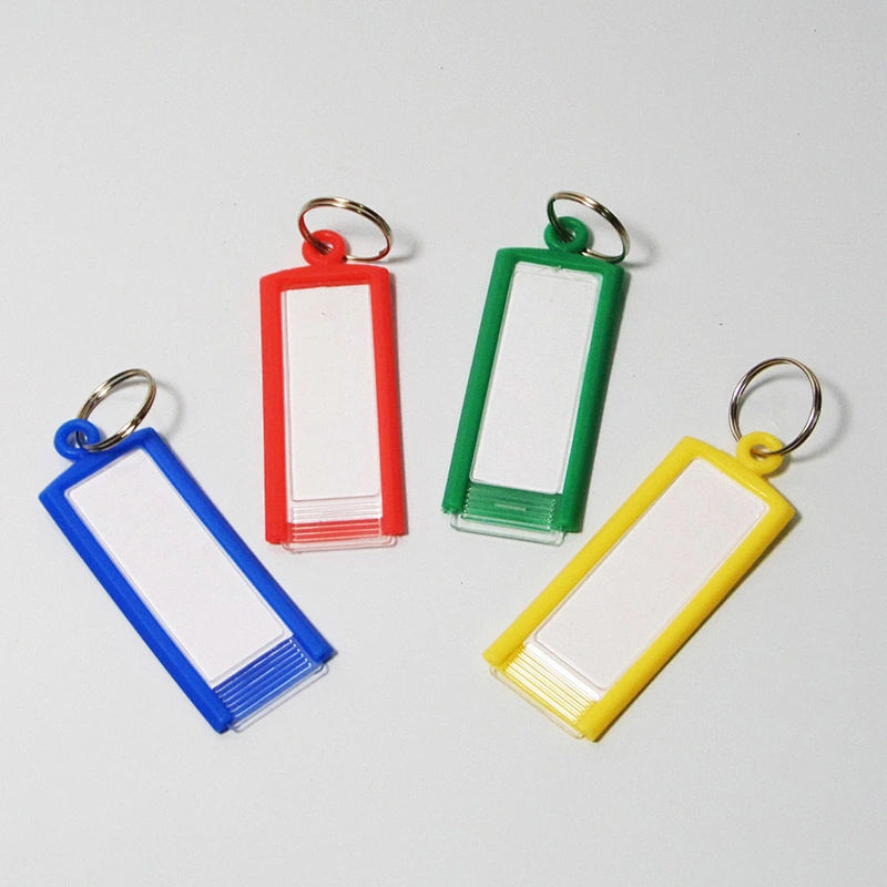 Office China blank key holder plastic custom hotel key tags