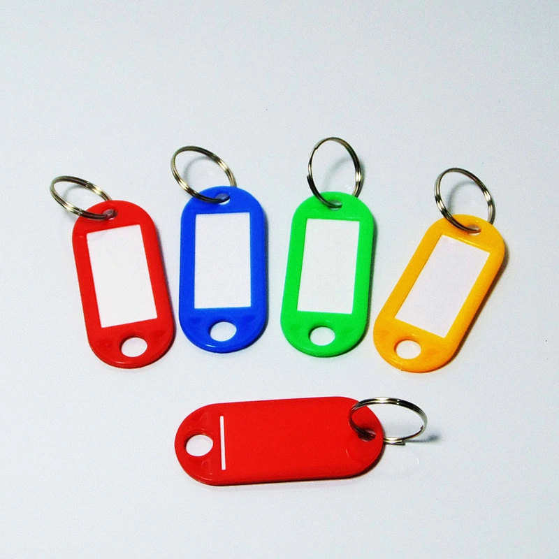 China factory blank hotel office plastic key tag key holder