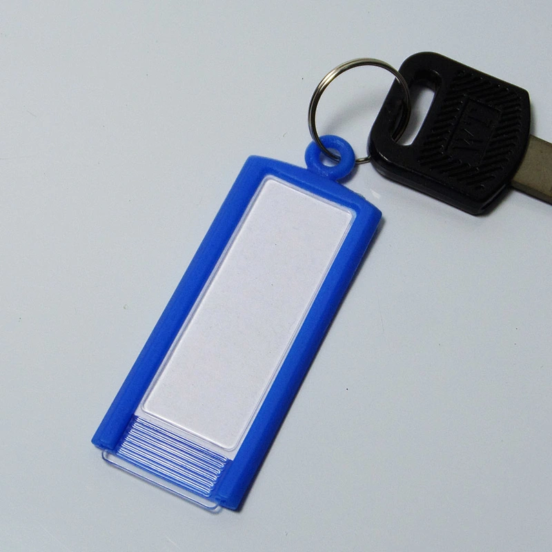 Office China blank key holder plastic custom hotel key tags