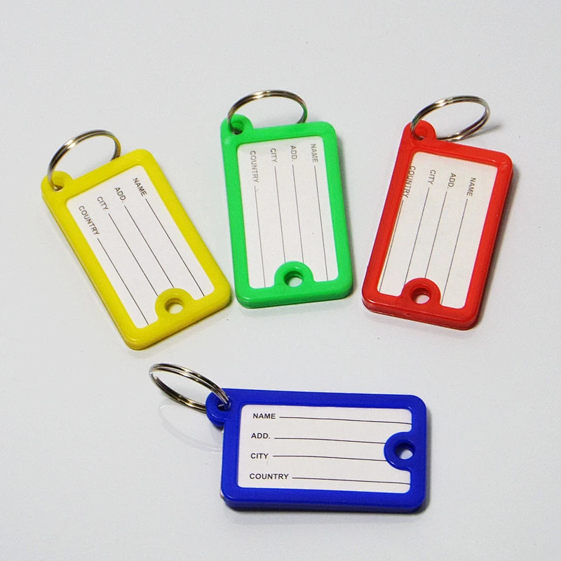 plastic simple key tag pp ket tag china key tag