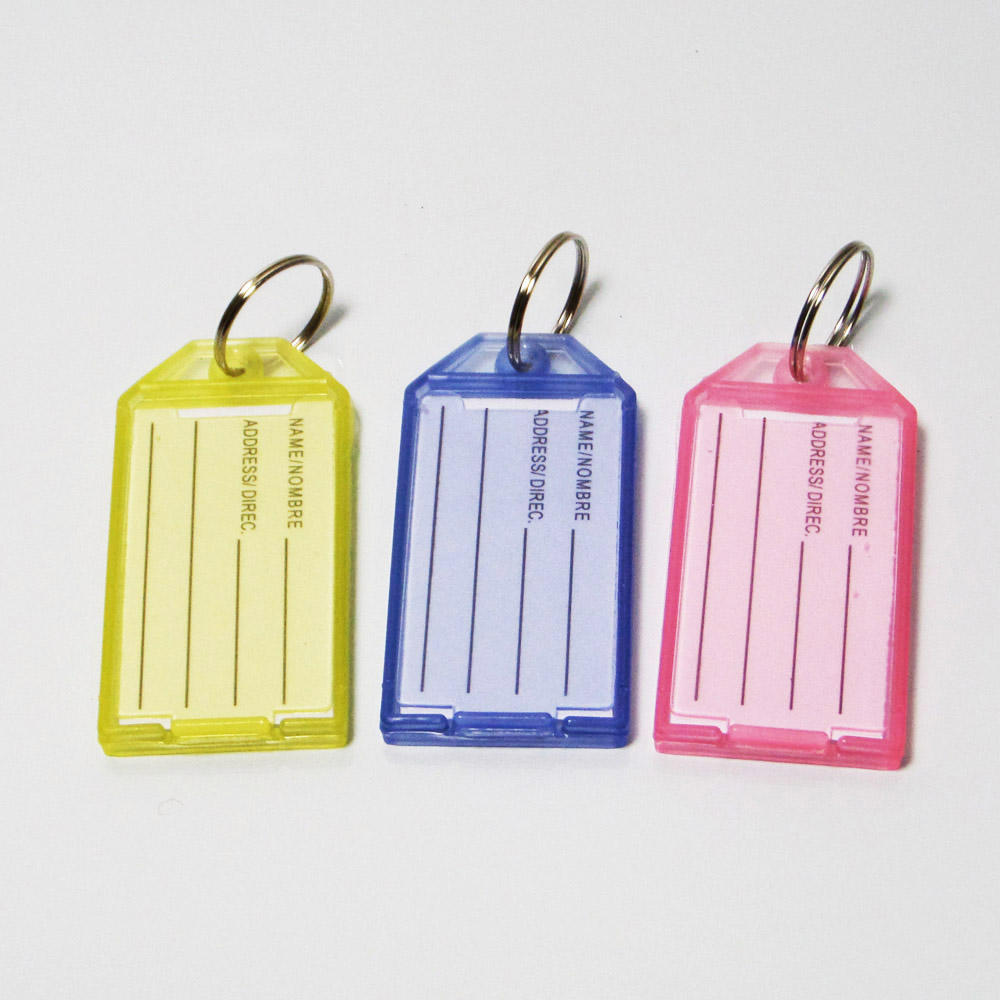 ID label key tag plastic key ring price