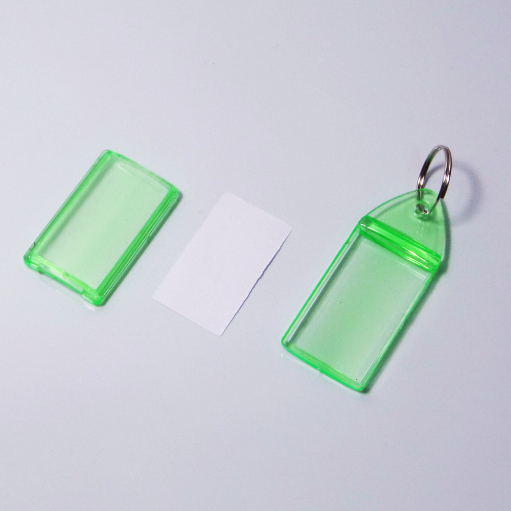 wholesale price key tag plastic