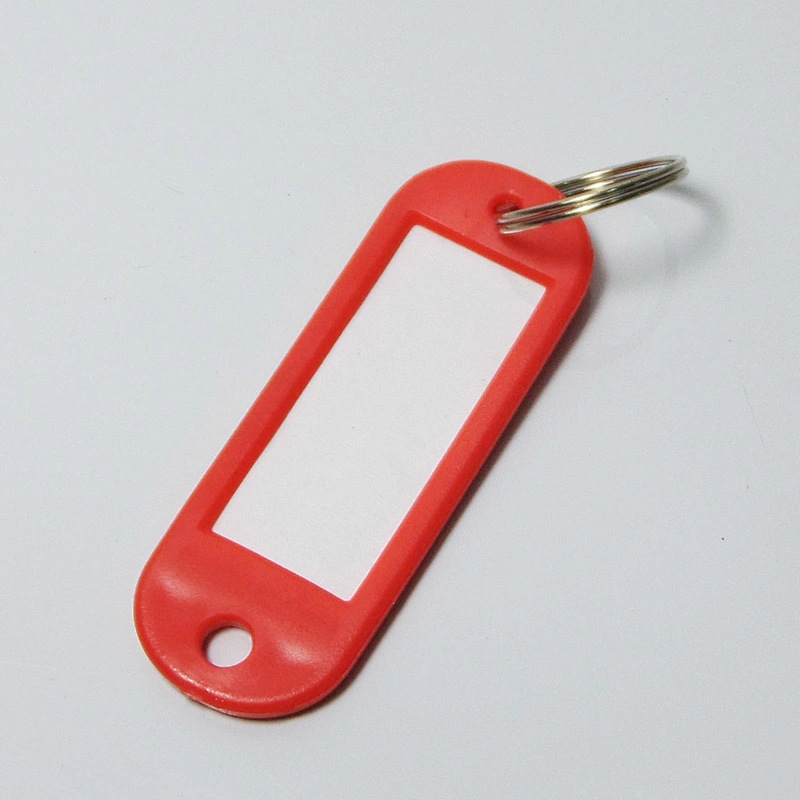 Office China wholesale flexible blank key tag plastic key holder