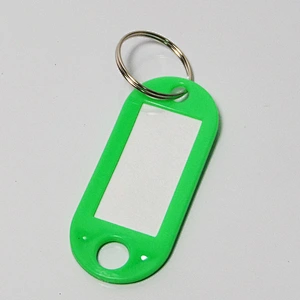 China factory blank hotel office plastic key tag key holder