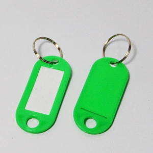 China factory blank hotel office plastic key tag key holder