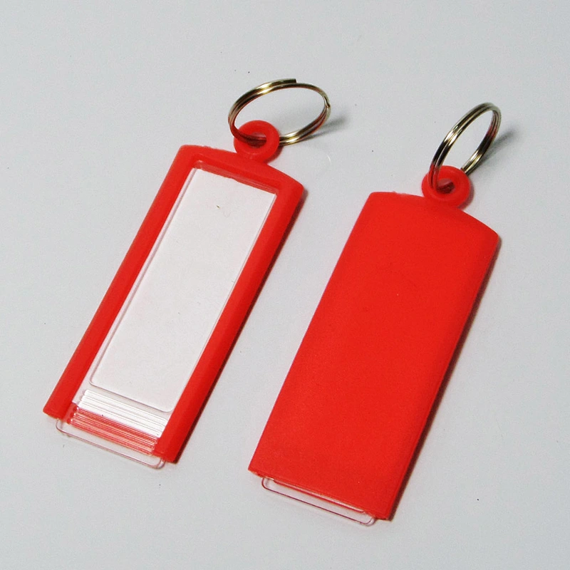 Office China blank key holder plastic custom hotel key tags