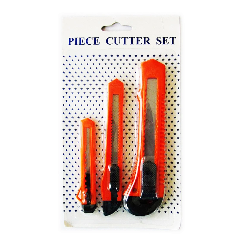 Wholesle made in china good price 3pcs utility knife set