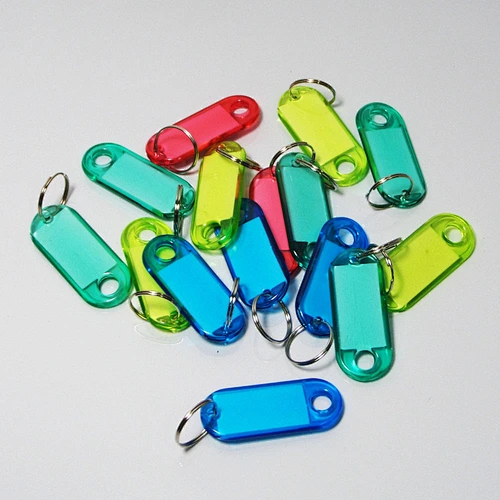 plastic simple key tag ps ket tag china clear key tag