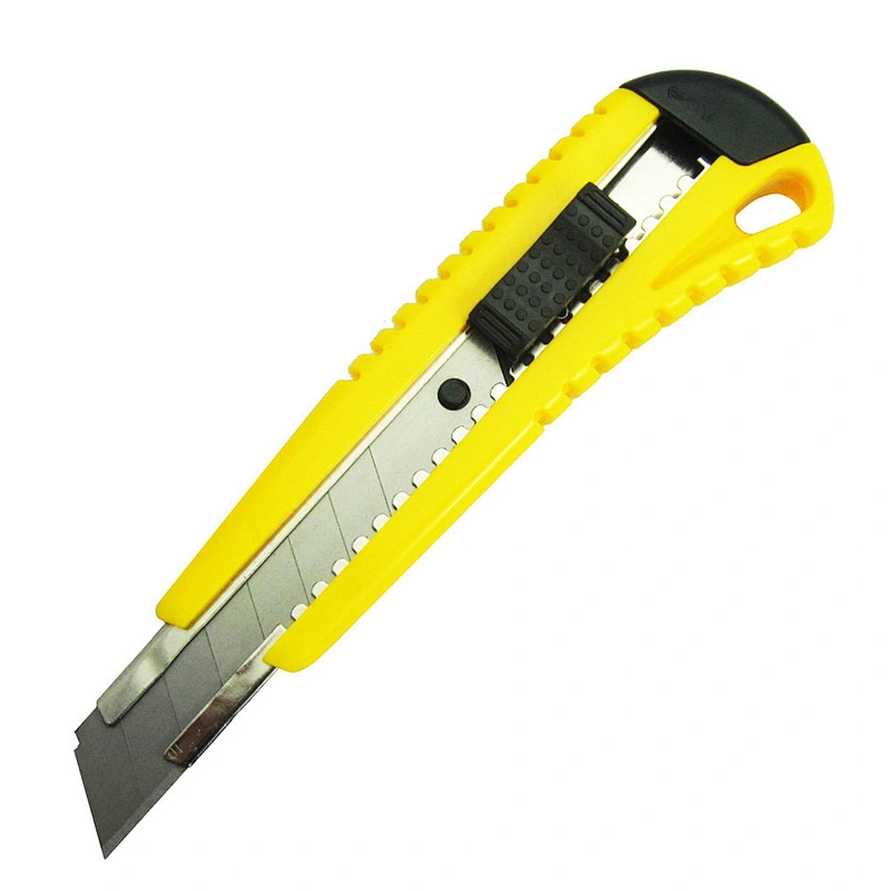 Wholesle made in china safety button utility knives box cutter