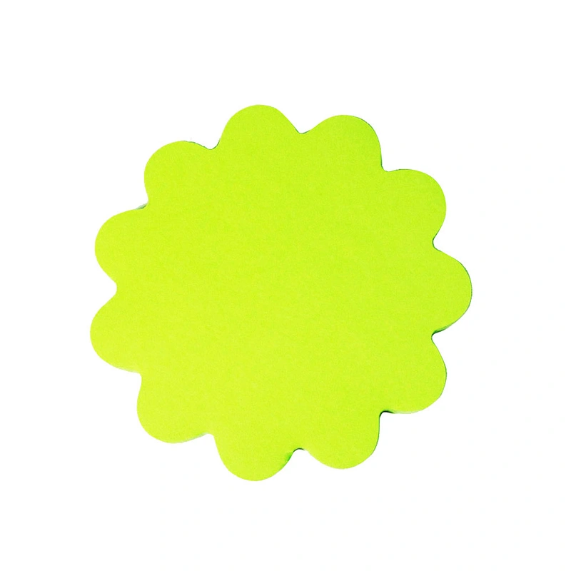 Wholesale made in china flower shaped custom sticky notes
