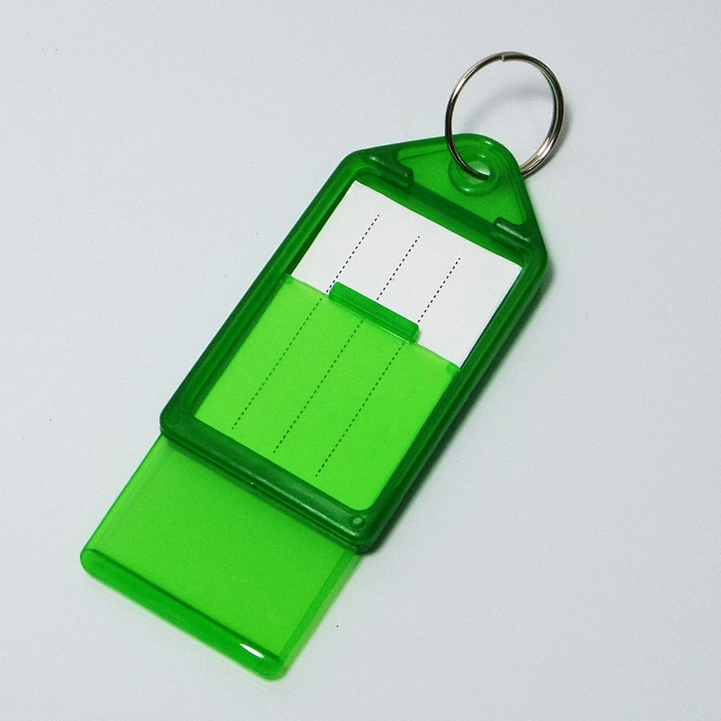 plastic basic key holder hand writing big custom key tags with key ring