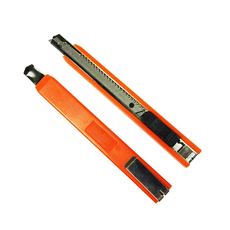 China box paper cutter 9mm metal utility knife small with clip
