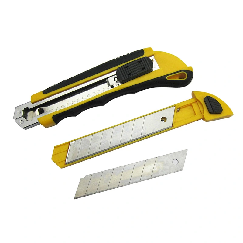 Wholesle china factory price 18mm 3pcs blade cutter utility knife