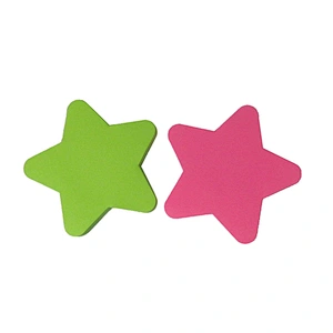 Оптовая продажа, сделано в Китае, в форме звезды, индивидуальный липкий блокнот