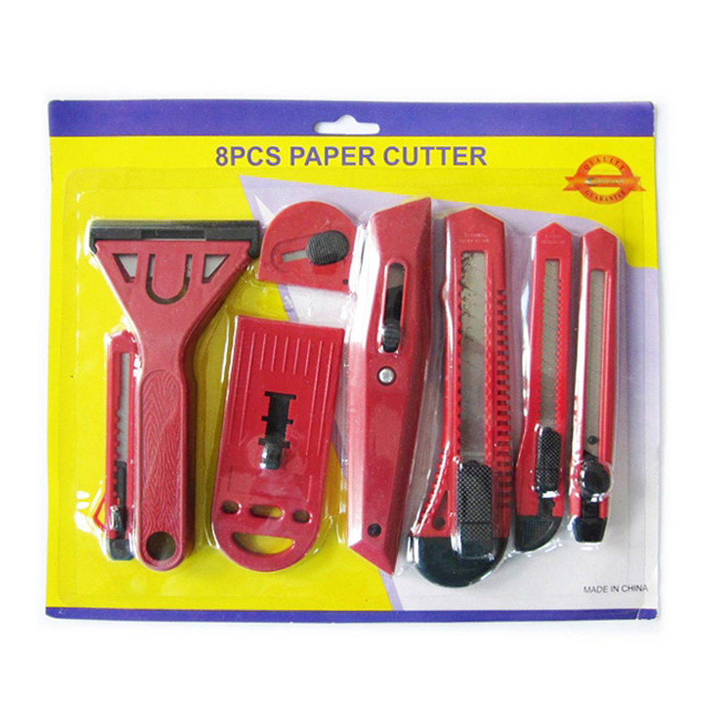 wholesale china price multifunctional 8pcs knife utility