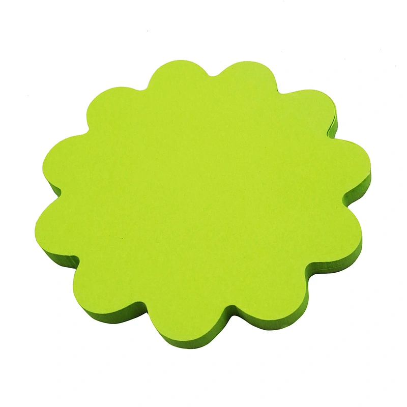 Wholesale made in china flower shaped custom sticky notes