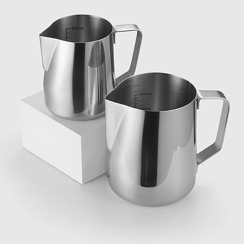 milk jug frothing