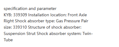 shock absorbers manufacturer