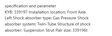 shock absorbers manufacturer for Nissan QASHQAI