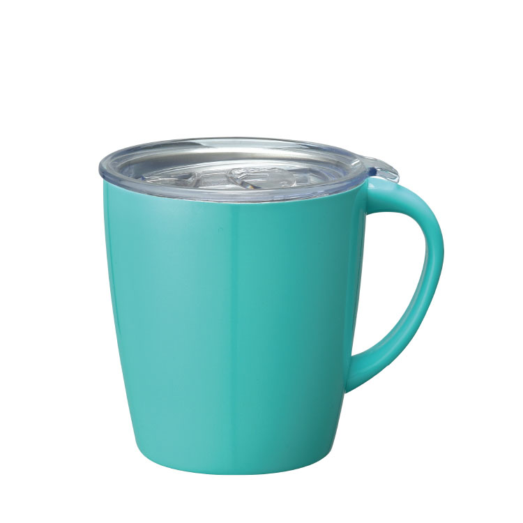 handle mug with as lid