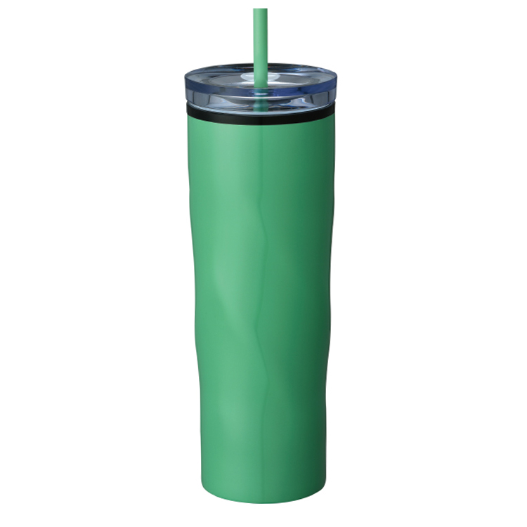 plastic straw tumbler