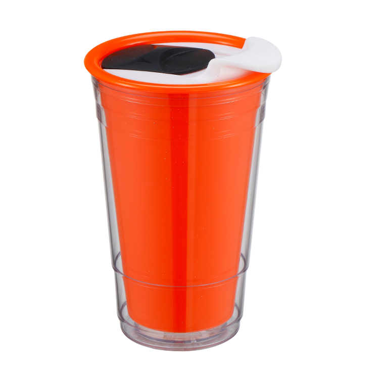 plastic tumbler with straw
