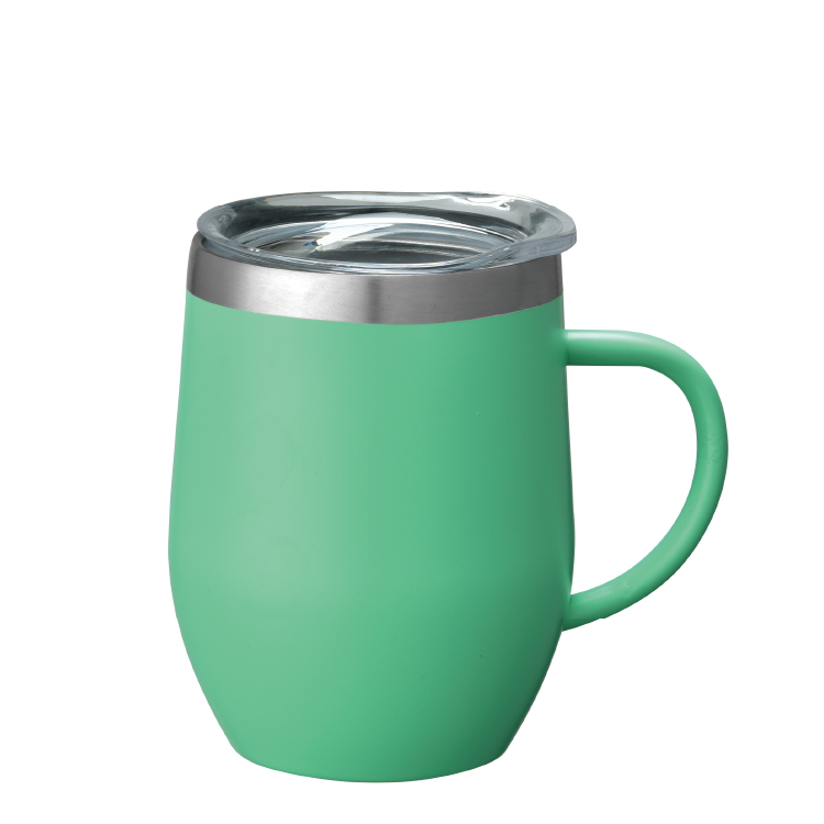 green wine mug