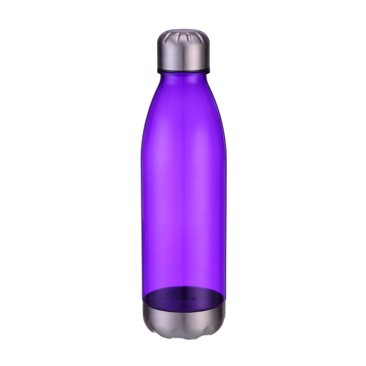 slim plastic water bottle