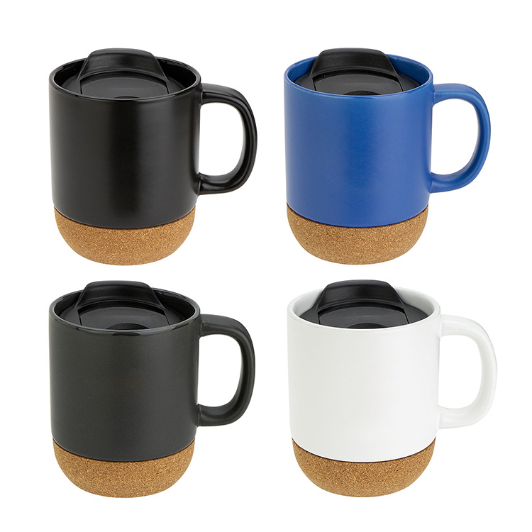 cork bottom ceramic mug