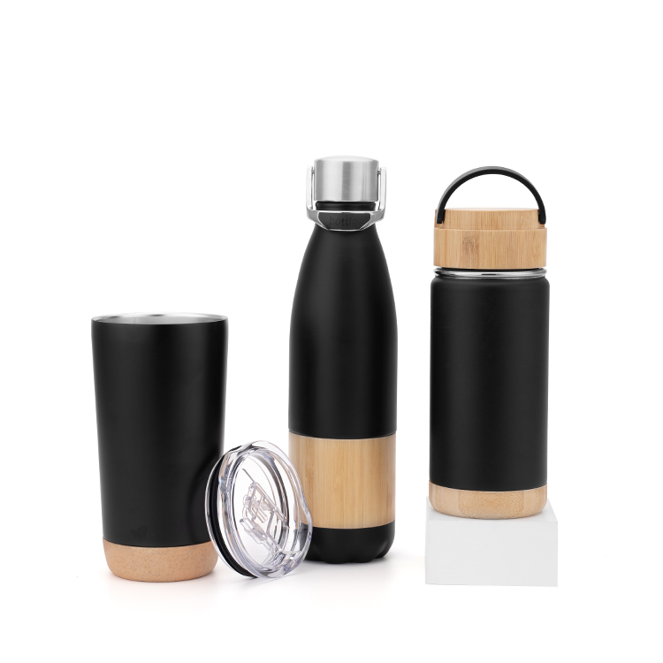 wood stainless steel bottle