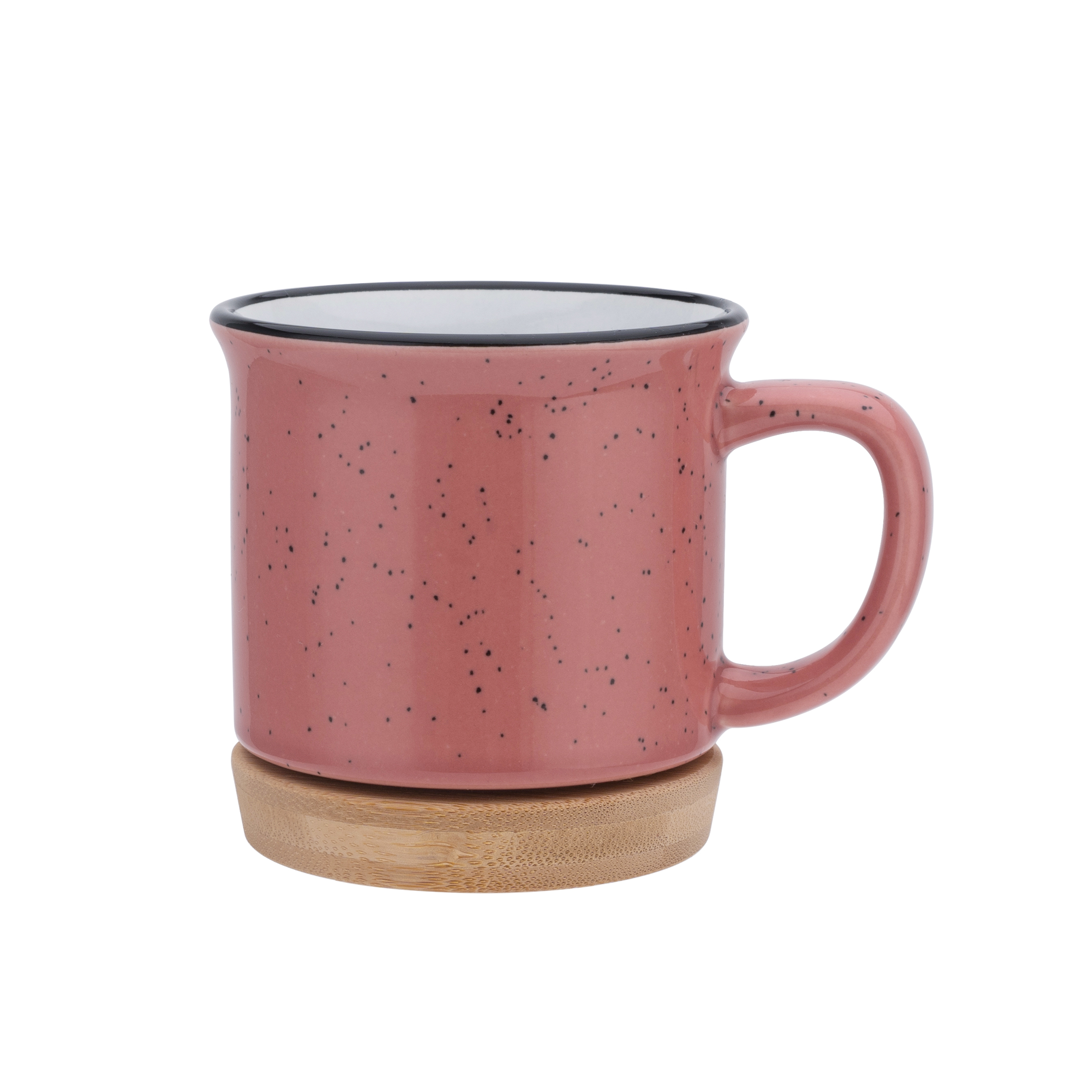 pink ceramic cup