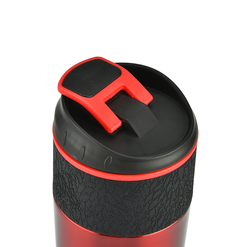 outer stainless steel inner PP coffee mug