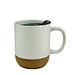 cork bottom ceramic mug