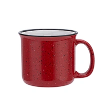 horn mouth ceramic mug