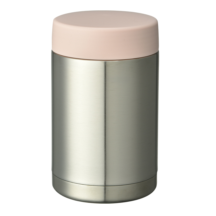 pink food jar