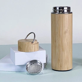 bamboo vacuum bottle