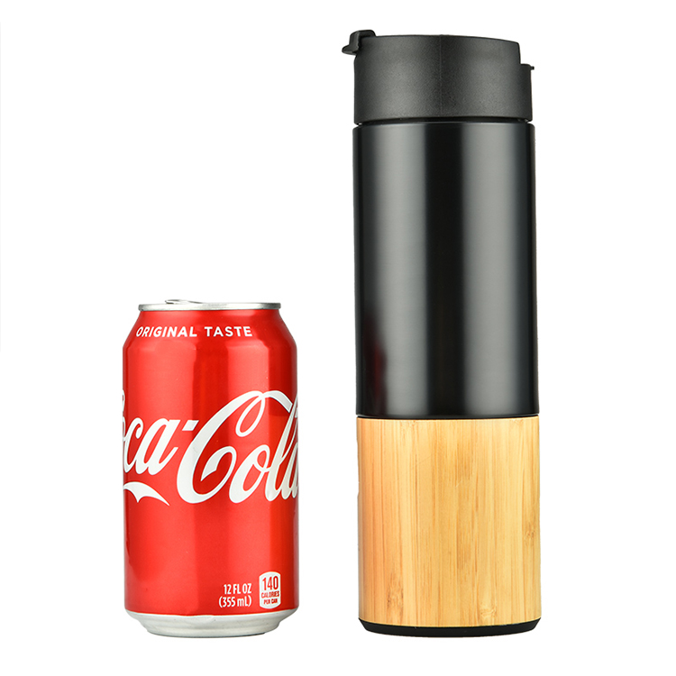 bamboo stainless steel water bottle