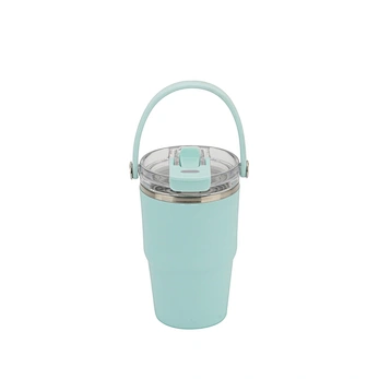 Flip Lid Travel Cup with Handle