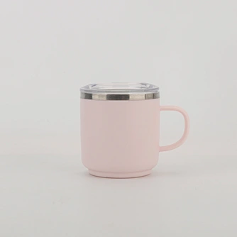 Plastic Exterior Steel Liner Coffee Mug