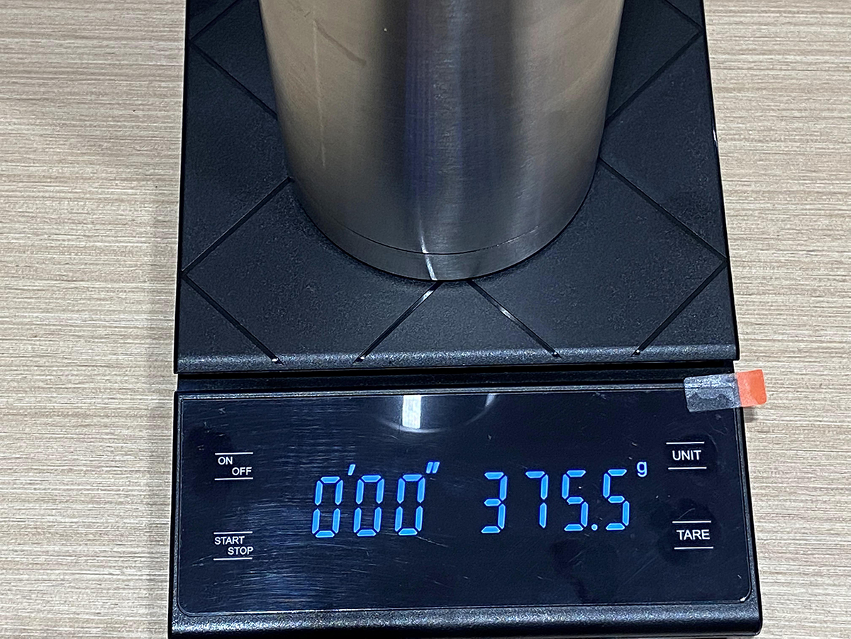 good vacuum bottle weight 