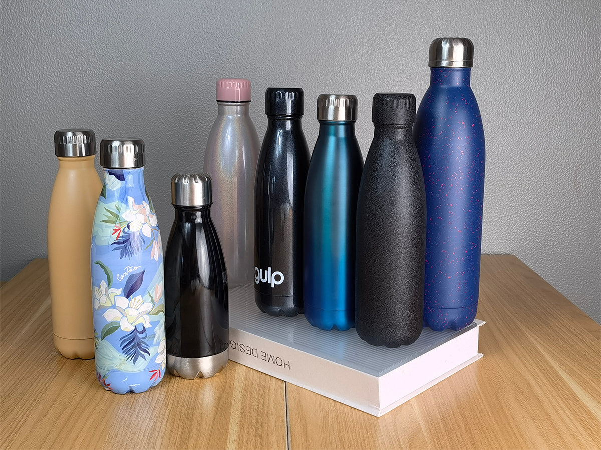 double walled metal water bottle