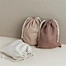 Wholesale Custom Logo Printed Gift Canvas Bag Reusable Organic Cotton Double String Handbag Eco Recycled Drawstring Bags