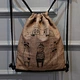 Wholesale Customized Cotton Drawstring Bag Reusable Eco Canvas Drawstring Tote Bag Custom Printed Plain Shoulder Cotton Bags