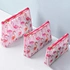 Wholesale Travel Makeup Pouch Waterproof Pink Flamingo PVC Zipper Cosmetic Bags