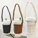Fabric Cup Sleeve Holder Cotton Canvas Holder Carry Bag Cover Milk Tea Coffee Cup Sleeve With Custom Logo
