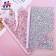Wholesale Custom Logo Glitter Makeup Bag Waterproof Clear PVC Girls Cosmetic Pouch Custom Transparent Glitter PVC Makeup Bag