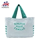 Wholesale Best Quality Custom Logo Hold Books And Snacks Canvas Cloth Tote Shopping bags